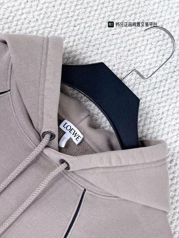 Loewe LOEWE SS23 Men's Solid Drawstring Hooded Sweatshirt Size US S / EU 44-46 / 1 - 4 Thumbnail