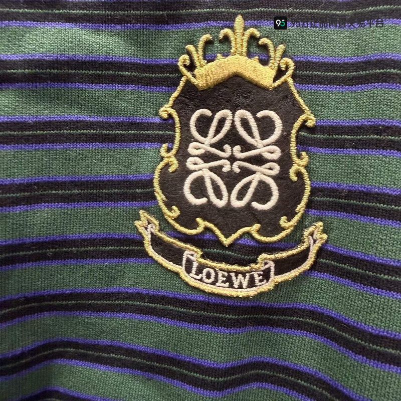 Loewe LOEWE Casual Striped Patch Logo Crewneck Sweatshirt Size US M / EU 48-50 / 2 - 3 Thumbnail