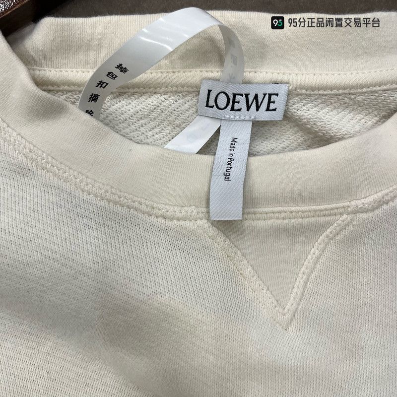 Loewe LOEWE FW21 Logo Print Round Neck Sweatshirt Size US XL / EU 56 / 4 - 4 Thumbnail