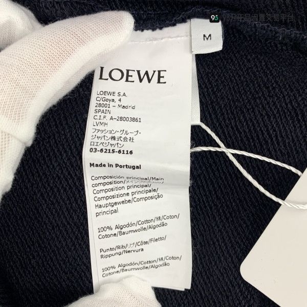 Loewe LOEWE FW22 Logo Loose Hooded Sweatshirt Size US M / EU 48-50 / 2 - 4 Thumbnail