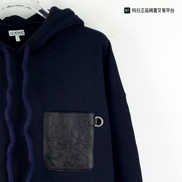 Loewe LOEWE FW22 Logo Loose Hooded Sweatshirt Size US M / EU 48-50 / 2 - 5 Thumbnail