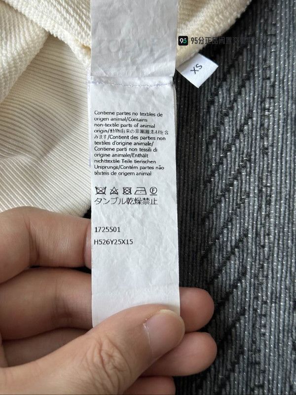 Loewe LOEWE FW22 Men's Beige Logo Hoodie Size US XS / EU 42 / 0 - 3 Thumbnail