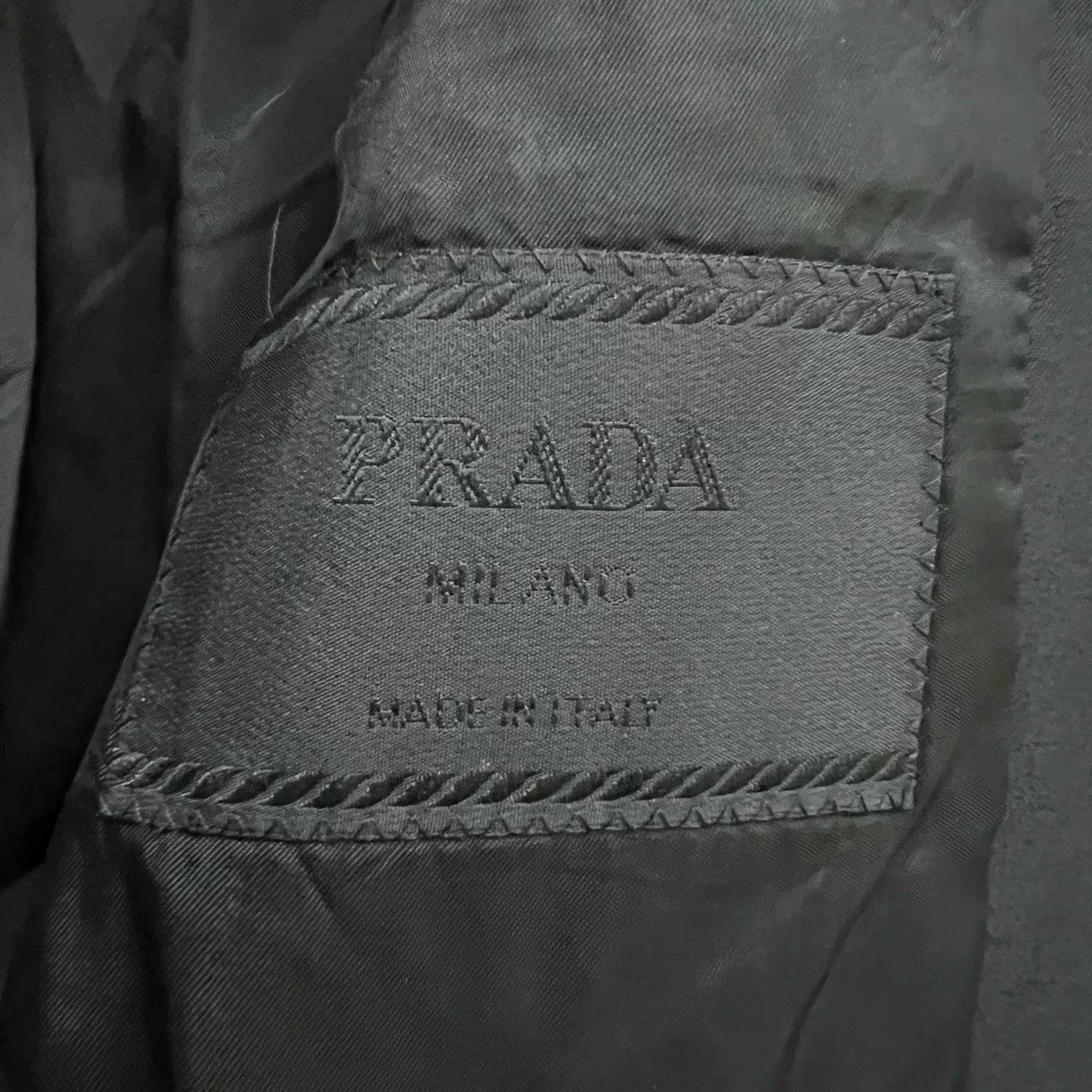 Prada Prada Black Single-Breasted Lapel Suit Size US S / EU 44-46 / 1 - 3 Thumbnail