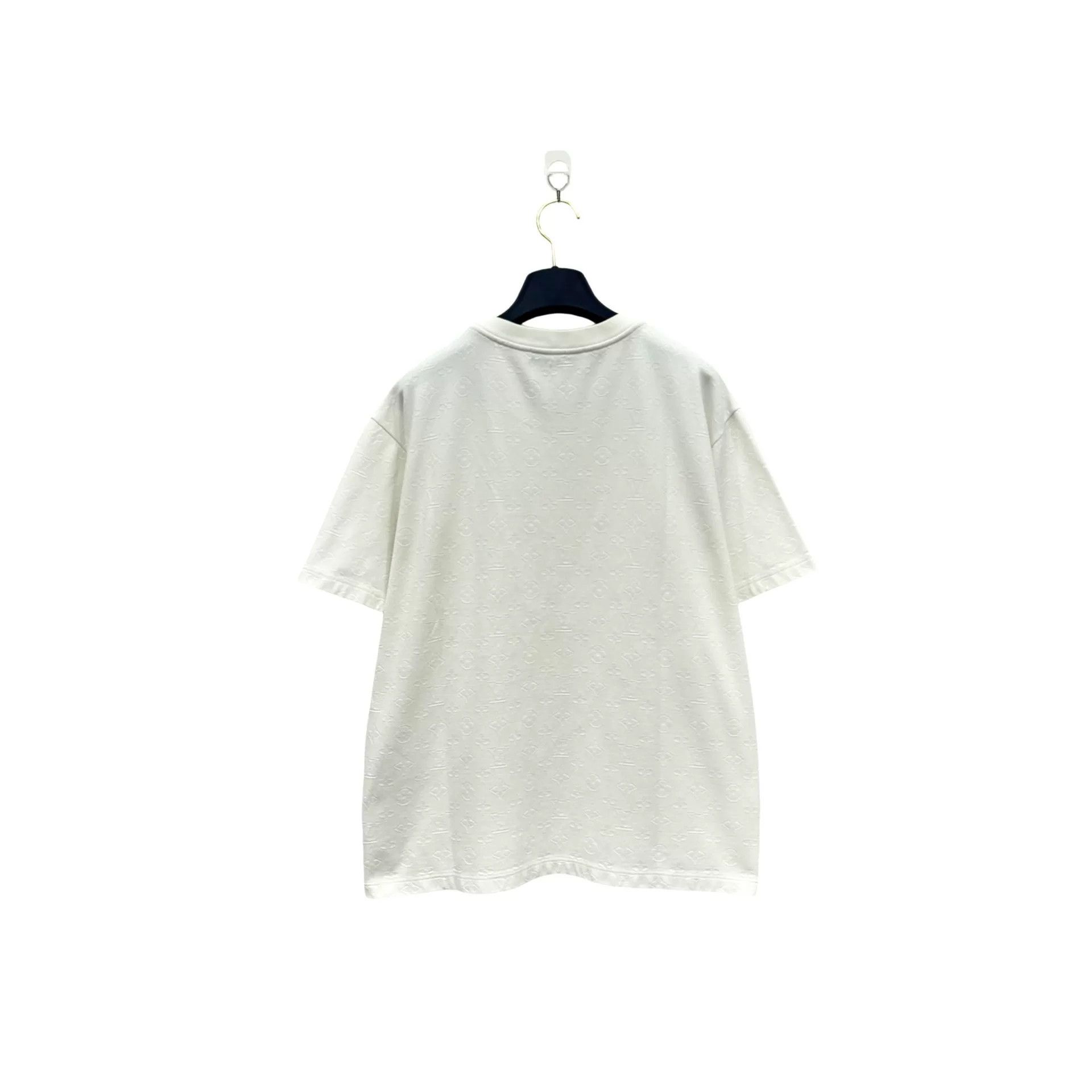 Louis Vuitton Louis Vuitton White Monogram Pocket Tee Size US XL / EU 56 / 4 - 3 Thumbnail