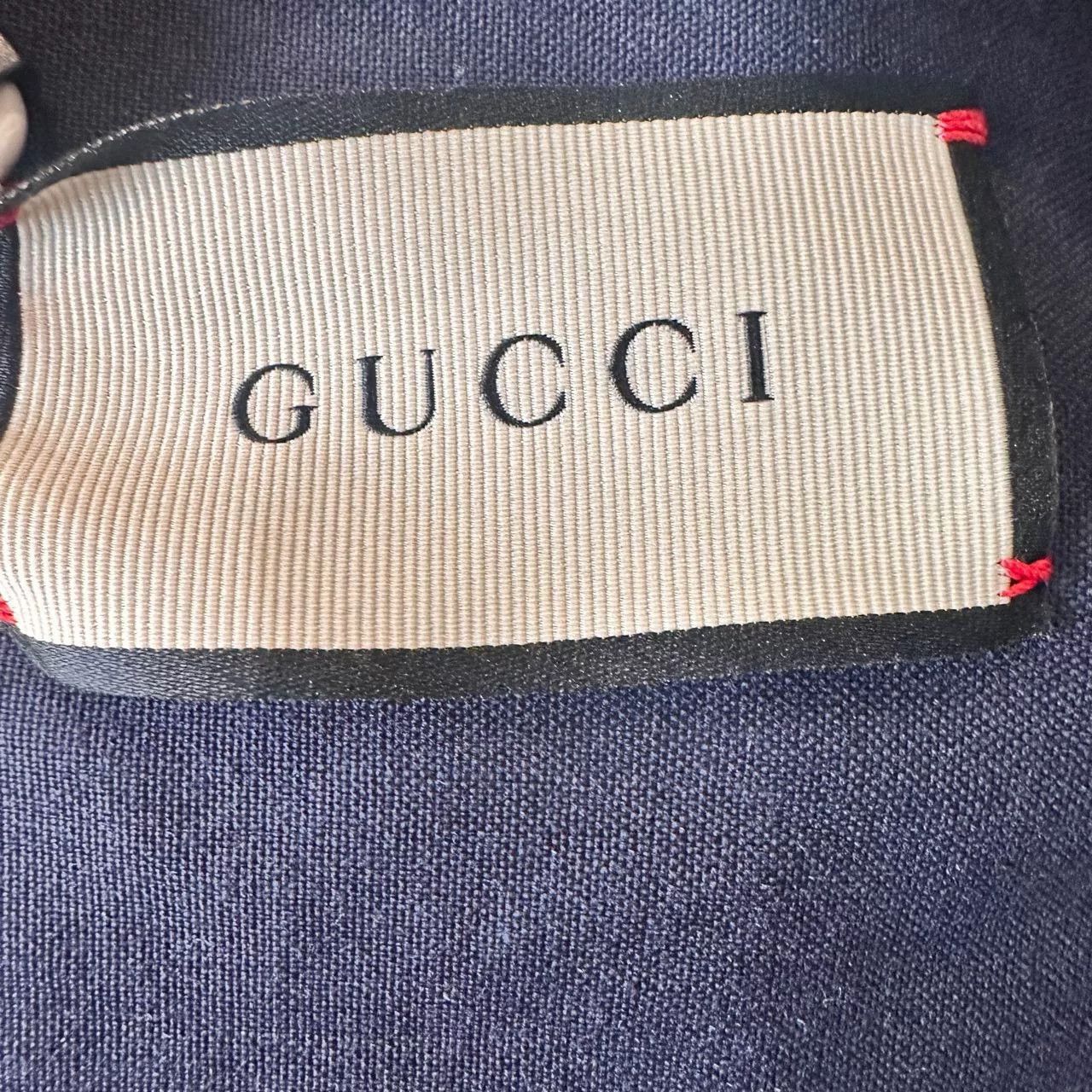 Gucci Gucci Navy Sleeve Badge Blazer Size 52 Size US L / EU 52-54 / 3 - 4 Thumbnail