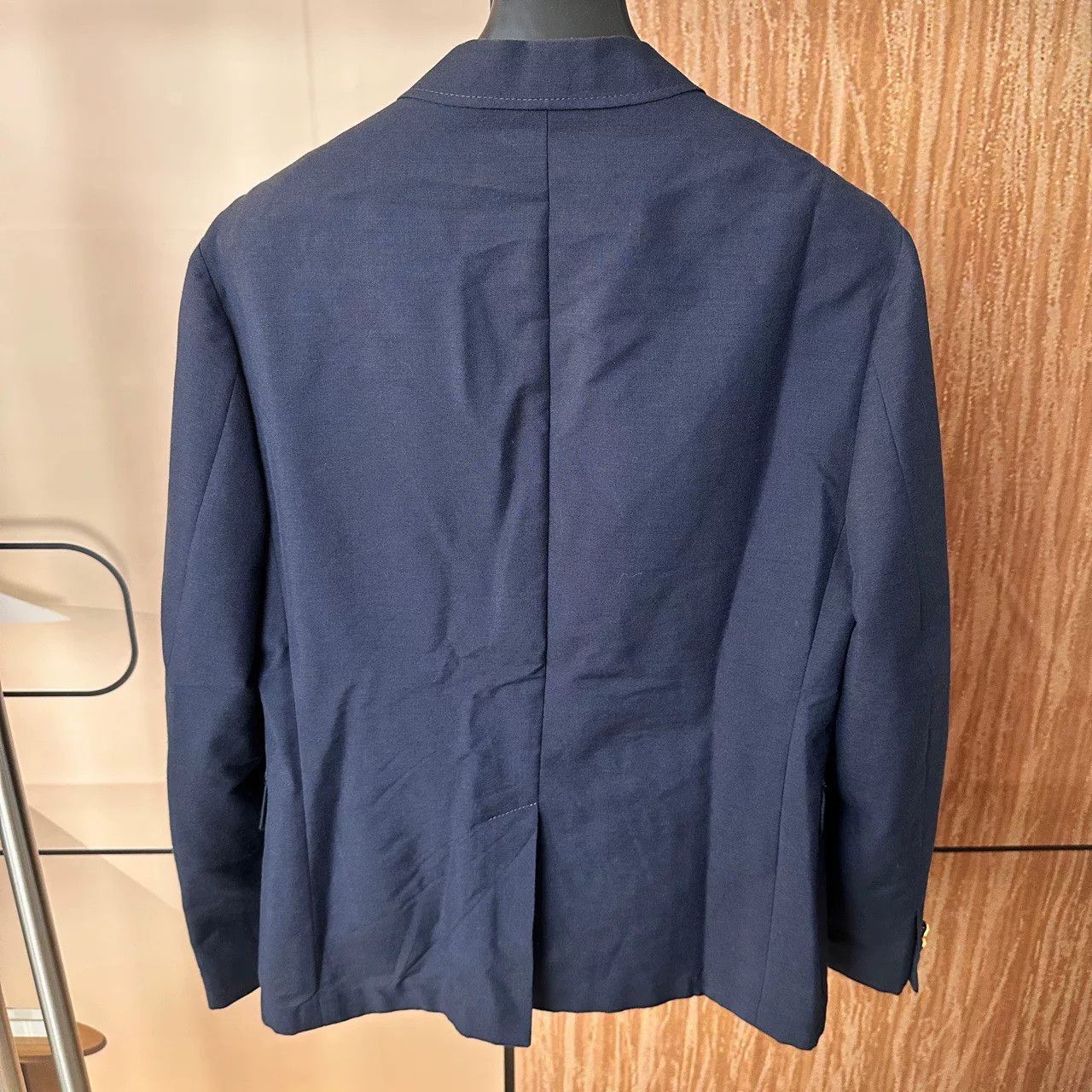 Gucci Gucci Navy Sleeve Badge Blazer Size 52 Size US L / EU 52-54 / 3 - 2 Thumbnail