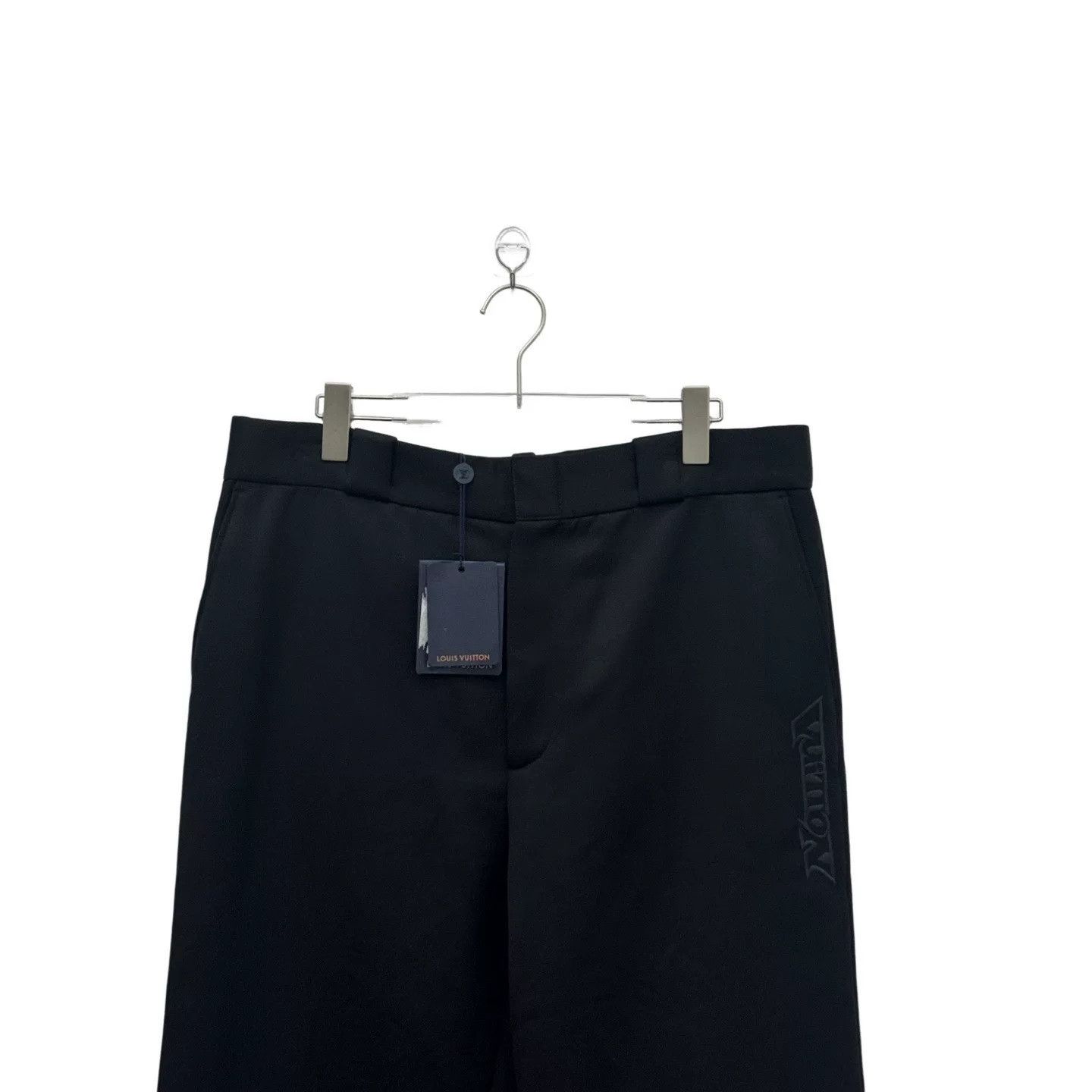 Louis Vuitton Louis Vuitton Black Side Logo Trousers Size US 28 / EU 44 - 4 Thumbnail