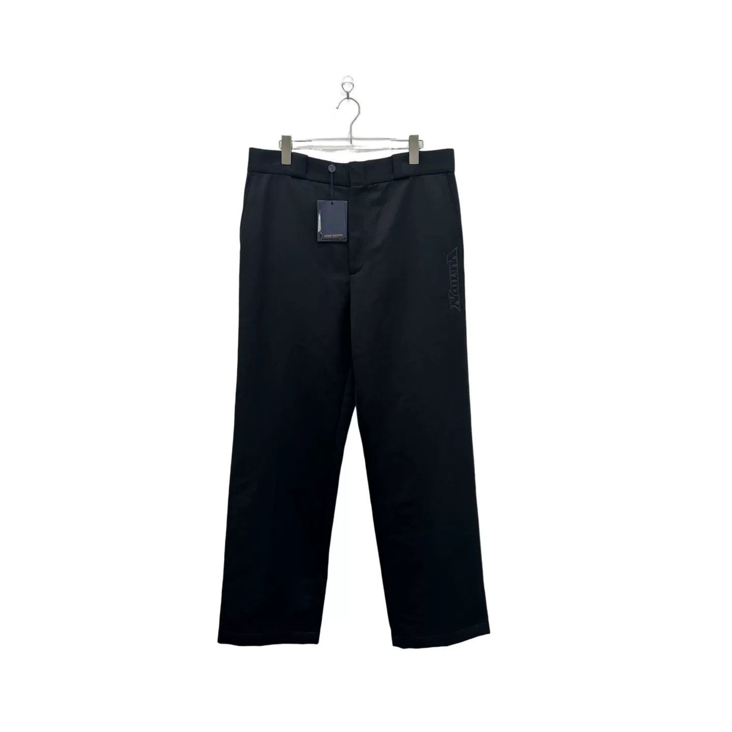 Louis Vuitton Louis Vuitton Black Side Logo Trousers Size US 28 / EU 44 - 2 Thumbnail