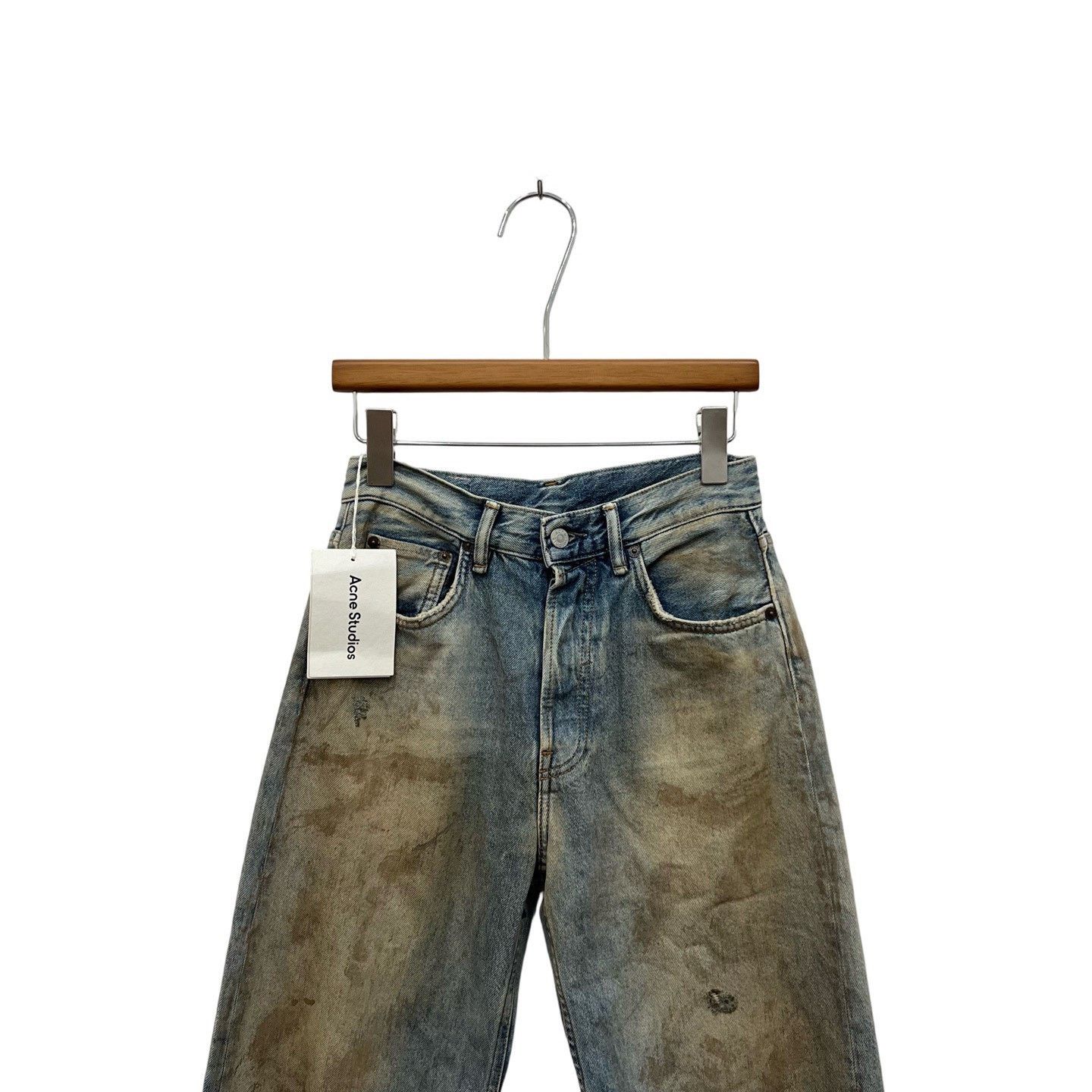 Acne Studios Acne 2021 Fall Distressed Mid-Rise Straight Jeans Size 30" / US 8 / IT 44 - 4 Thumbnail