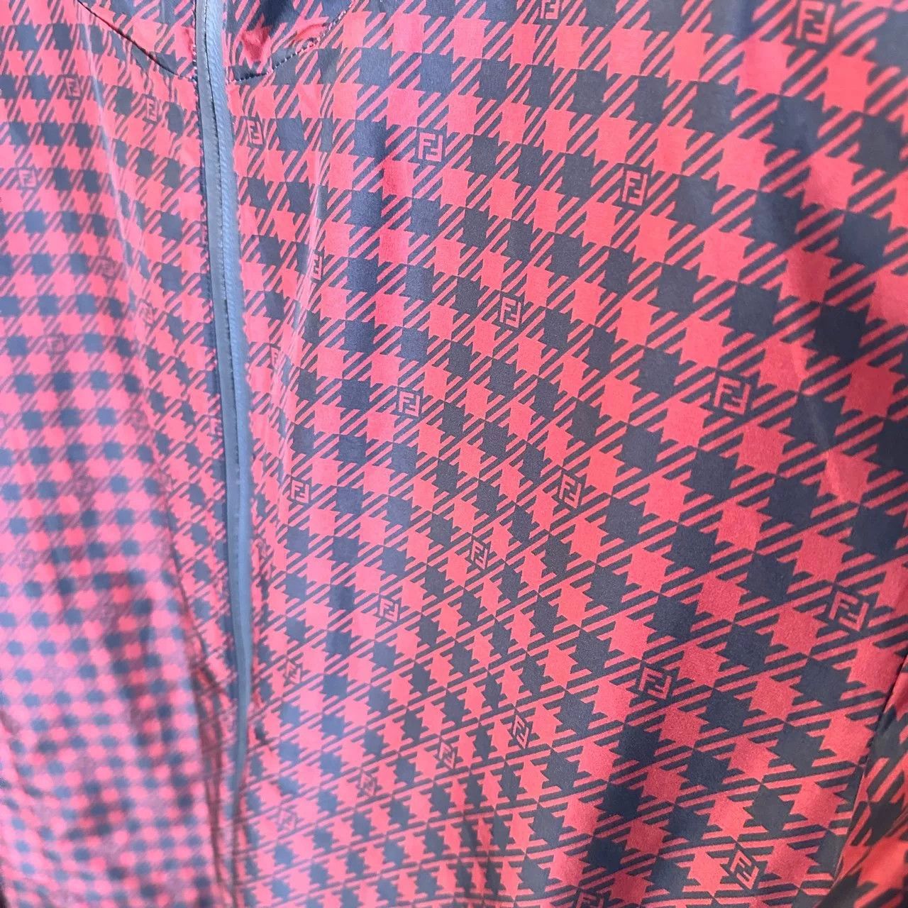 Fendi Fendi Houndstooth Double-Sided Hooded Jacket Size US M / EU 48-50 / 2 - 5 Thumbnail