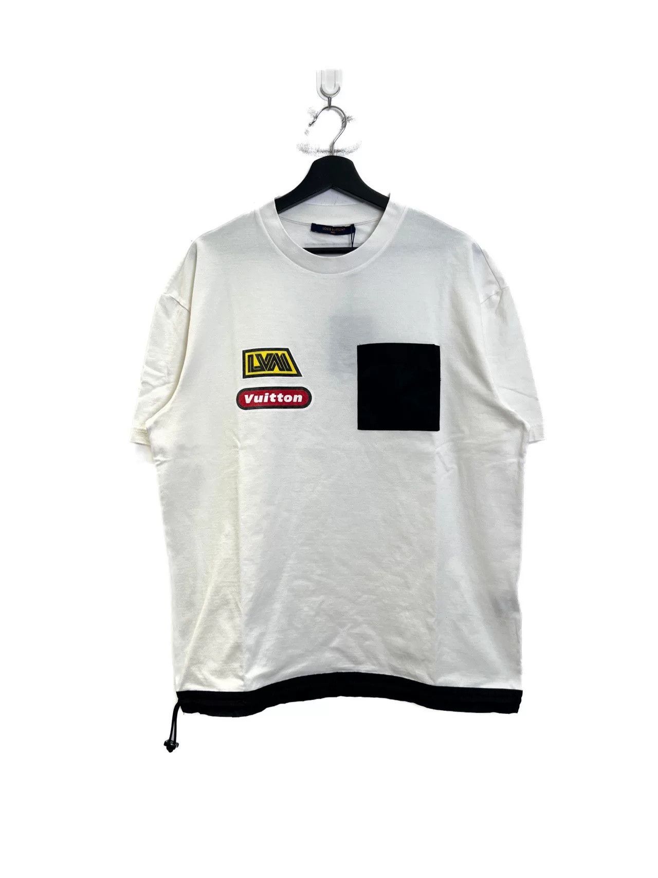 Louis Vuitton Louis Vuitton LV Letter Print Pocket Tee Size US L / EU 52-54 / 3 - 2 Thumbnail