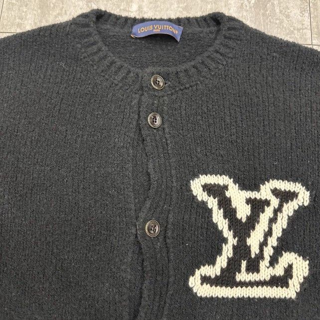 Louis Vuitton Louis Vuitton 2026 Black Wool Cardigan Size US XL / EU 56 / 4 - 3 Thumbnail