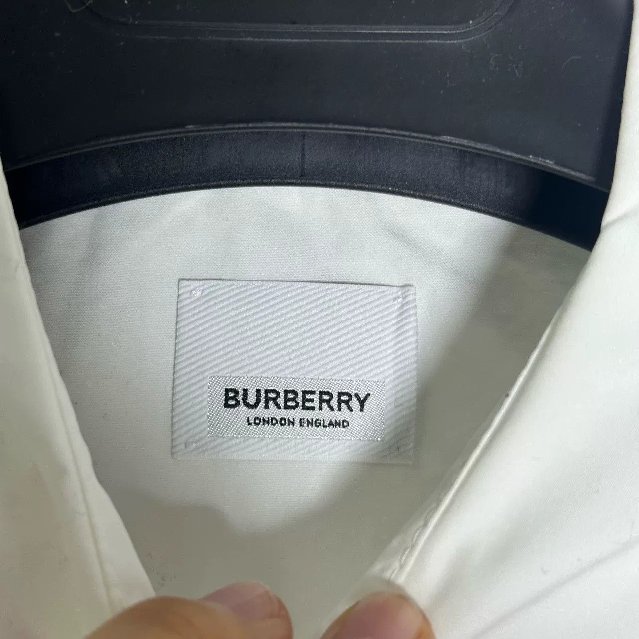 Burberry Burberry White Logo Short Shirt Size US XXS / EU 40 - 4 Thumbnail