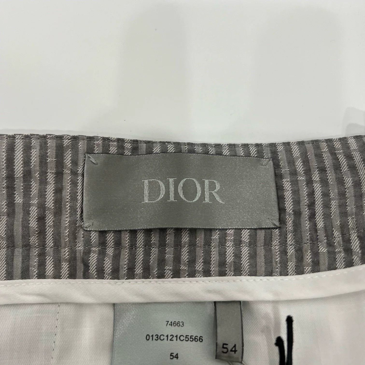 Dior Dior Gray Striped Casual Shorts Size US 36 / EU 52 - 5 Thumbnail