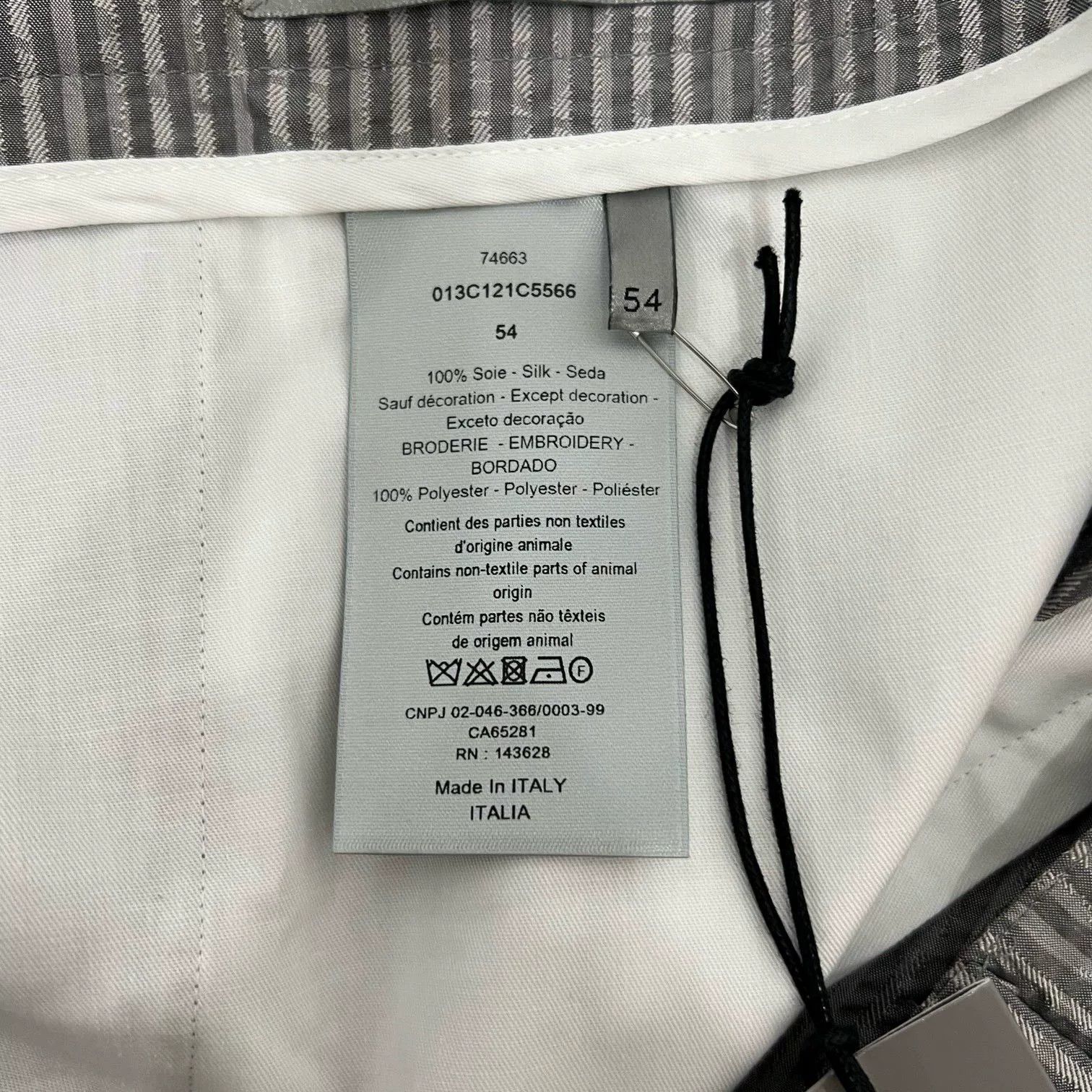 Dior Dior Gray Striped Casual Shorts Size US 36 / EU 52 - 6 Thumbnail