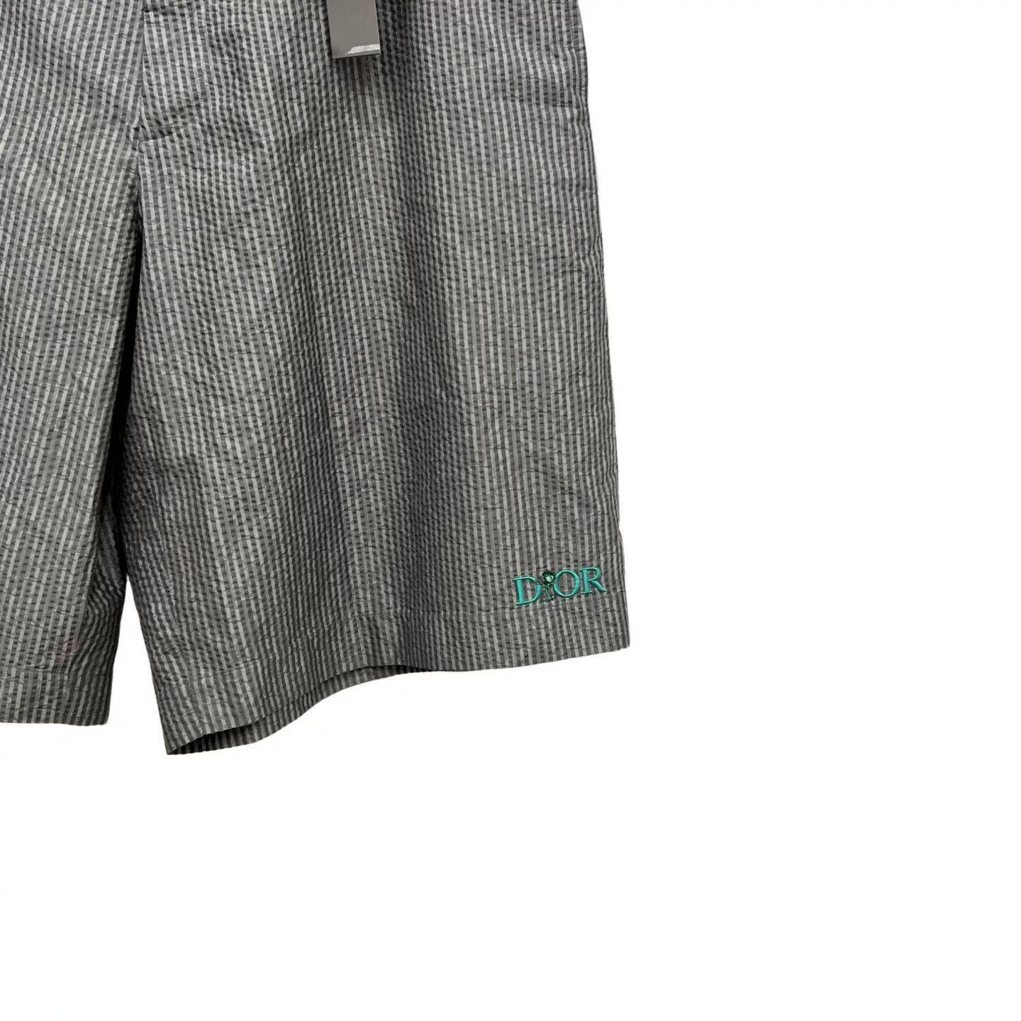 Dior Dior Gray Striped Casual Shorts Size US 36 / EU 52 - 4 Thumbnail