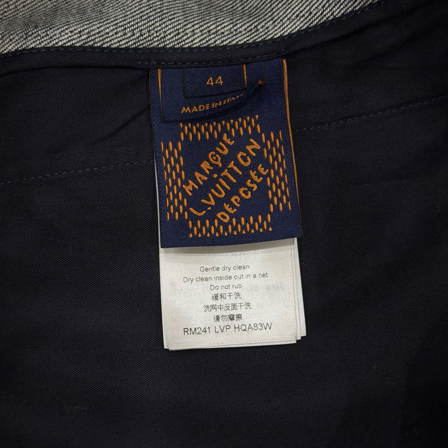 Louis Vuitton Louis Vuitton Pharrell Embroidered Logo Denim Jacket Size US S / EU 44-46 / 1 - 4 Thumbnail