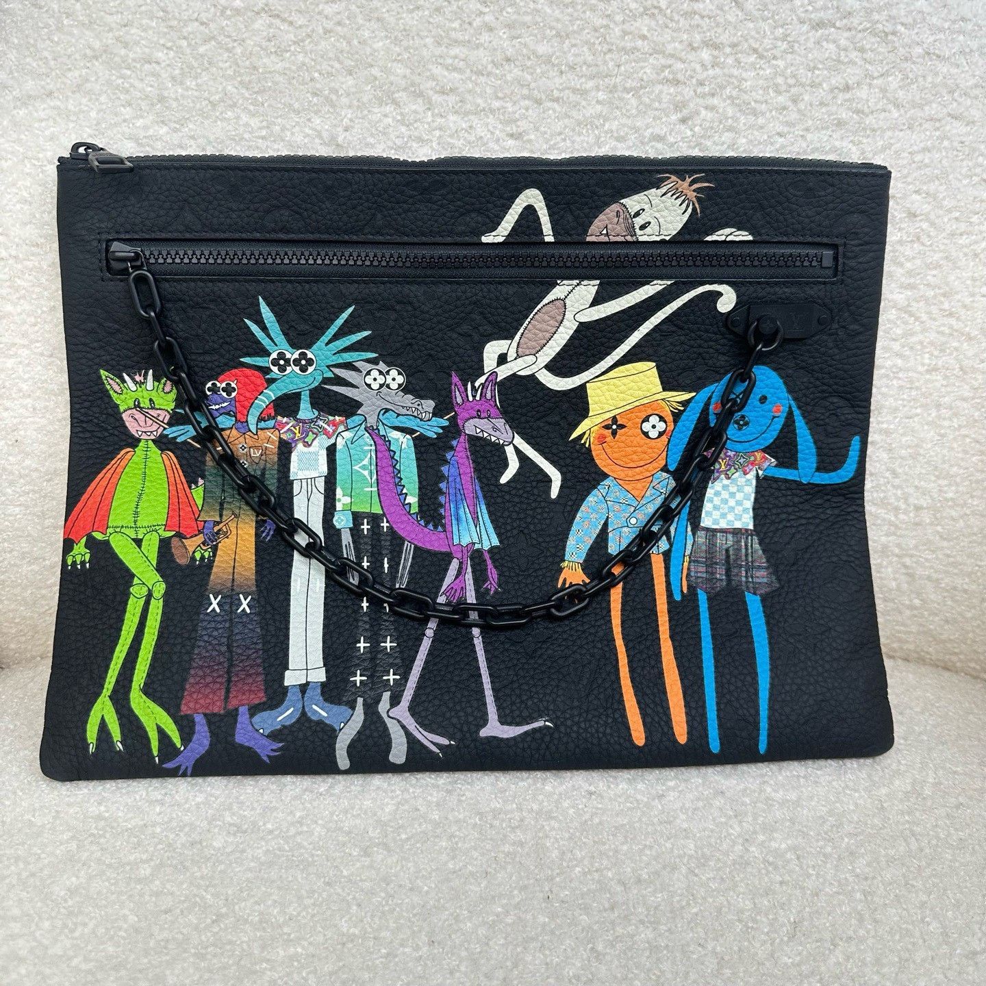 Louis Vuitton Louis Vuitton 21SS Runway Graffiti Clutch Size ONE SIZE - 5 Thumbnail