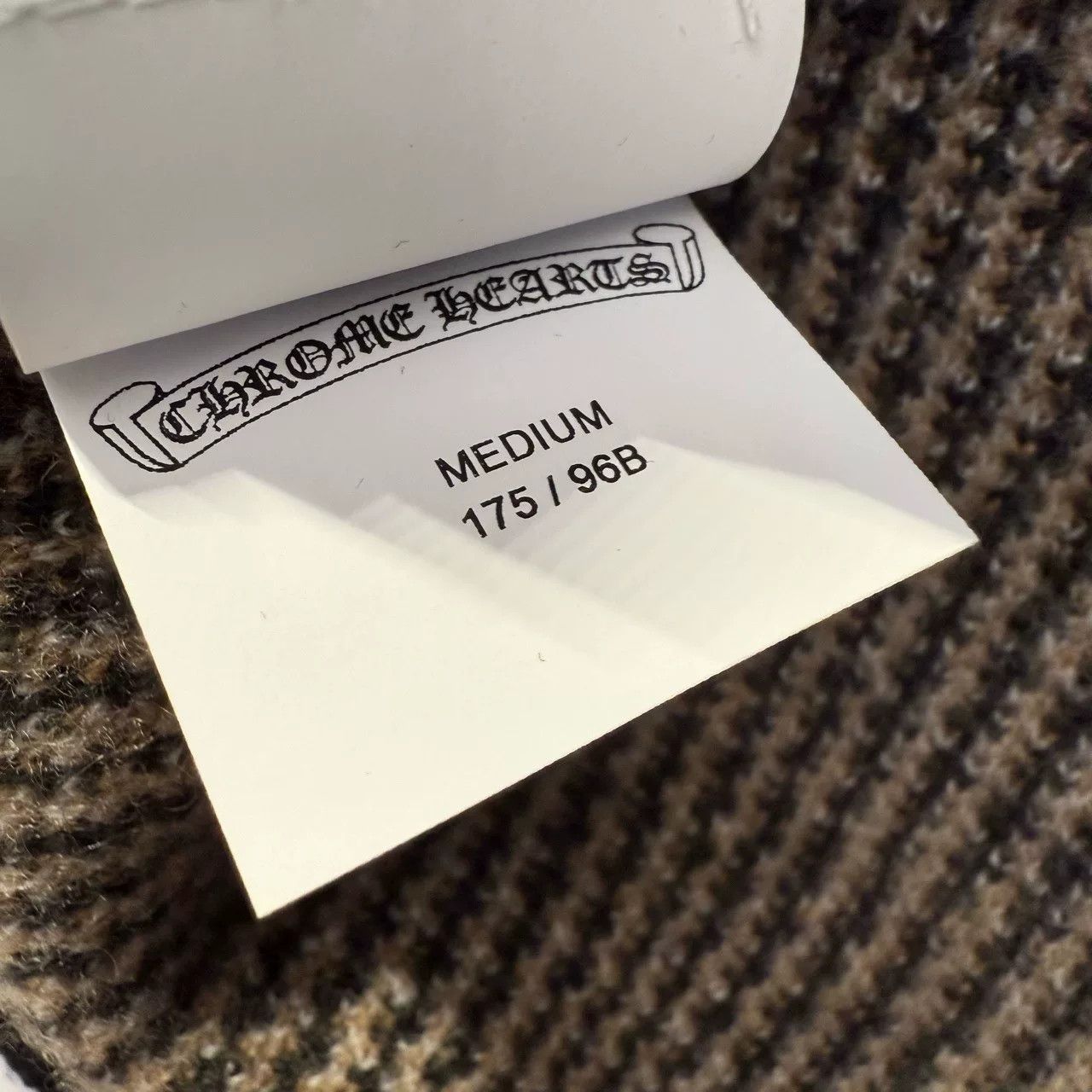 Chrome Hearts Chrome Hearts New Wool Checkered Sweater Size US M / EU 48-50 / 2 - 4 Thumbnail