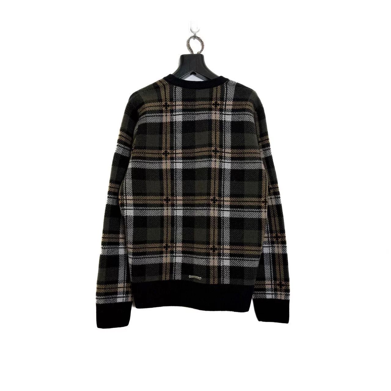 Chrome Hearts Chrome Hearts New Wool Checkered Sweater Size US M / EU 48-50 / 2 - 2 Thumbnail
