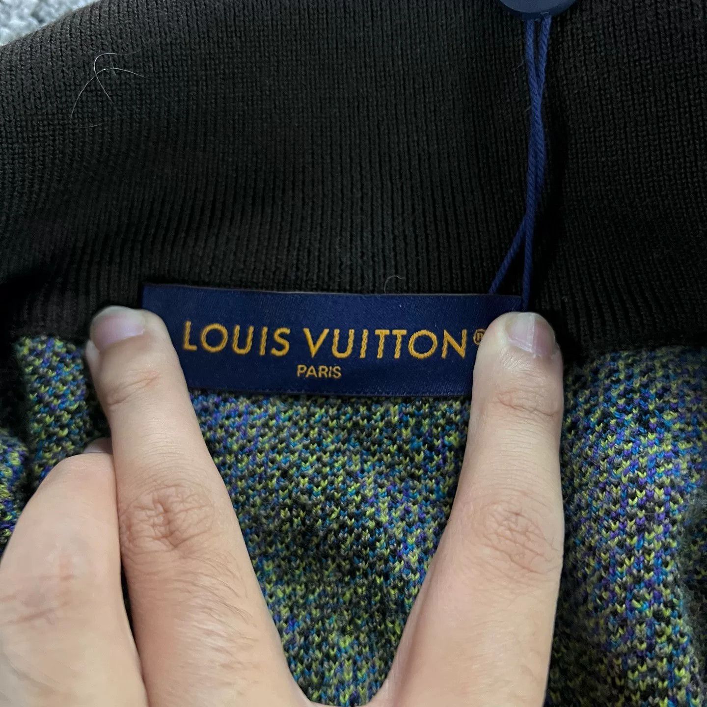 Louis Vuitton Louis Vuitton Black Floral Zip Jacket Size US M / EU 48-50 / 2 - 8 Thumbnail