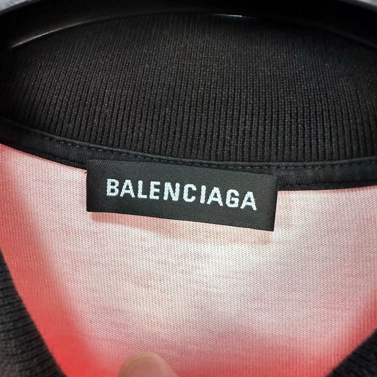 Balenciaga Balenciaga Colorblock Logo Print Longsleeve Size US M / EU 48-50 / 2 - 4 Thumbnail