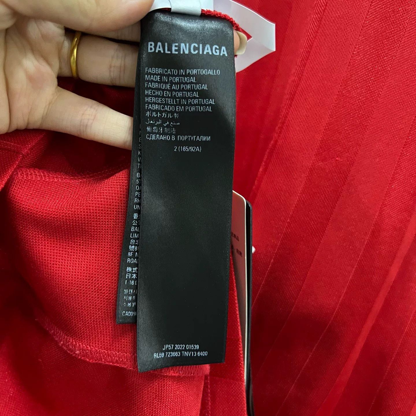 Balenciaga Balenciaga x Adidas Red Logo Crewneck Jersey Size US M / EU 48-50 / 2 - 4 Thumbnail