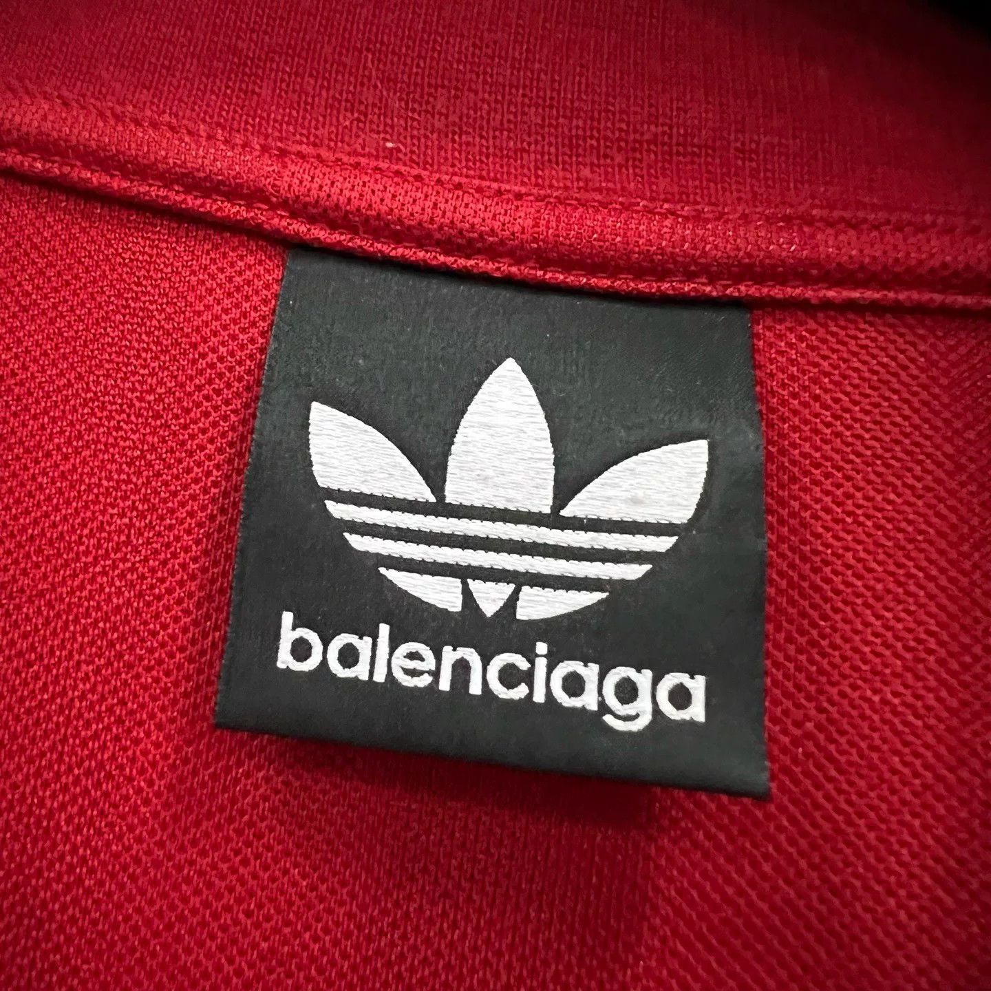 Balenciaga Balenciaga x Adidas Red Logo Crewneck Jersey Size US M / EU 48-50 / 2 - 3 Thumbnail