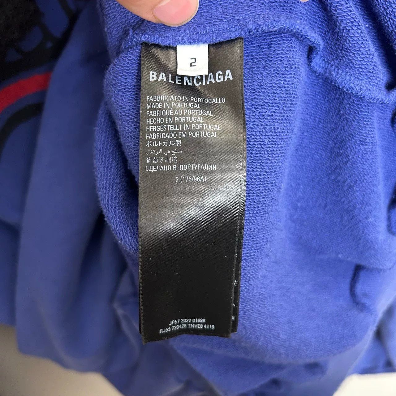 Balenciaga Balenciaga New Coke Distressed Hoodie Size US M / EU 48-50 / 2 - 5 Thumbnail