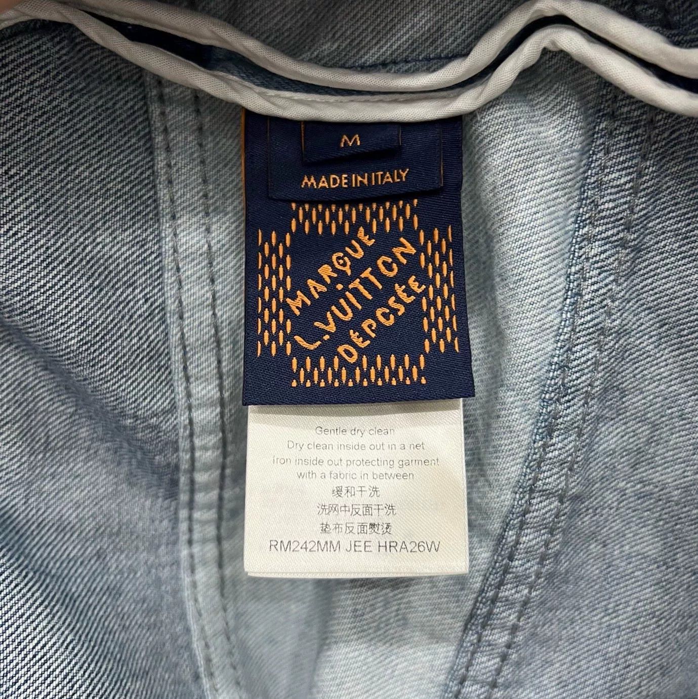 Louis Vuitton Louis Vuitton Blue Stripe Print Long-Sleeve Polo Size US M / EU 48-50 / 2 - 6 Thumbnail