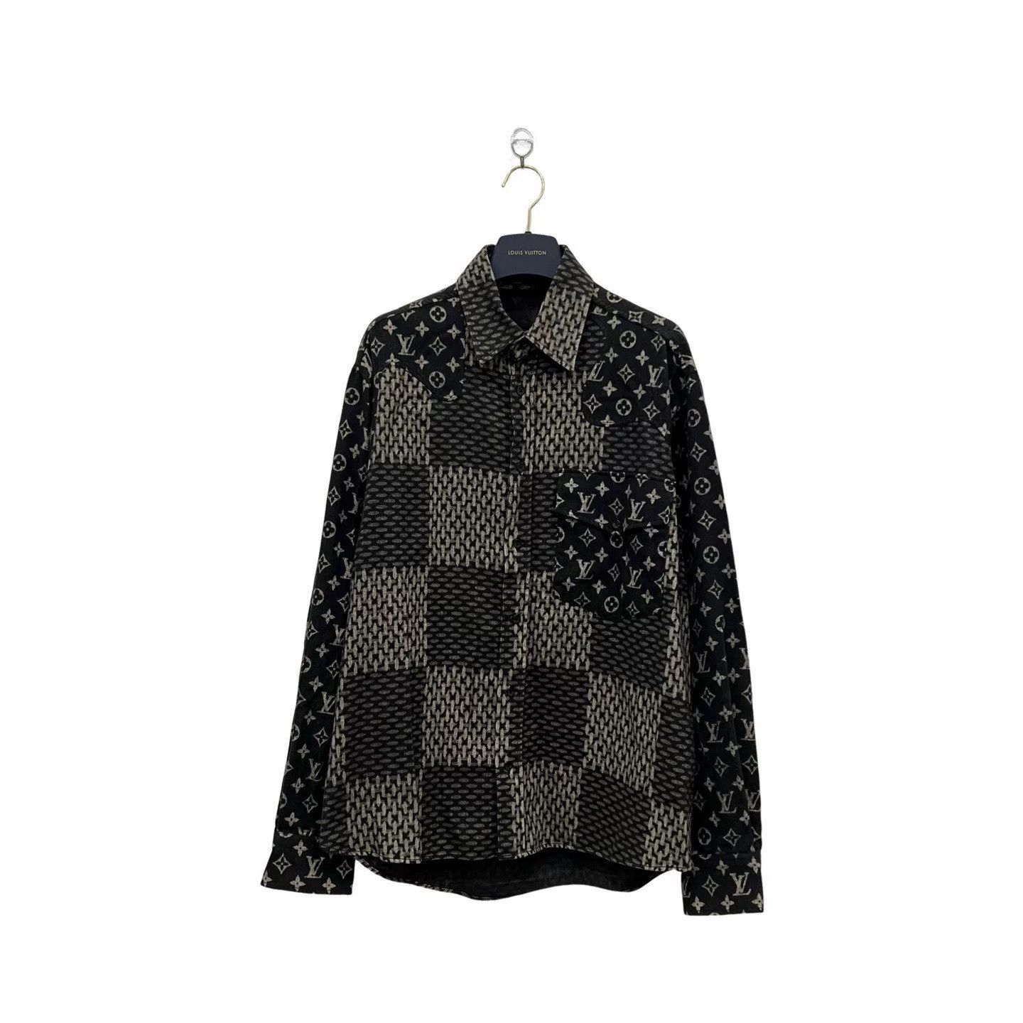 Louis Vuitton Louis Vuitton x Nigo Patchwork Monogram Shirt Size US S / EU 44-46 / 1 - 2 Thumbnail