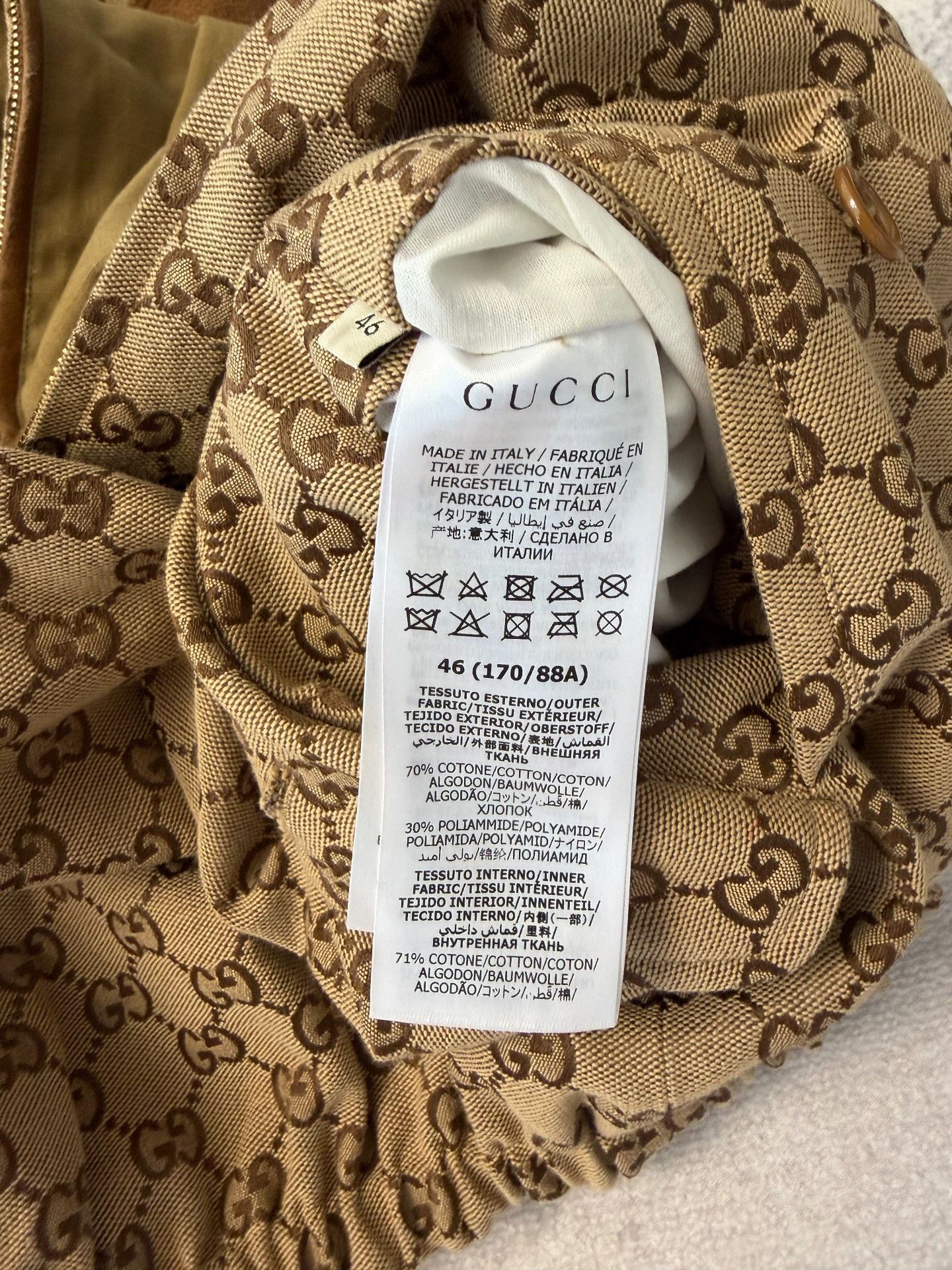 Gucci Gucci Double G Monogram Reversible Jacket Size US S / EU 44-46 / 1 - 6 Thumbnail