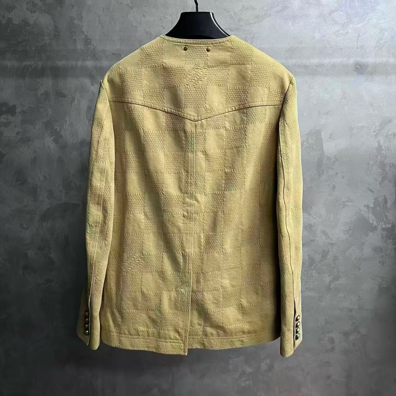Louis Vuitton Louis Vuitton 2024 Khaki Letter Jacquard Jacket Size US S / EU 44-46 / 1 - 2 Thumbnail