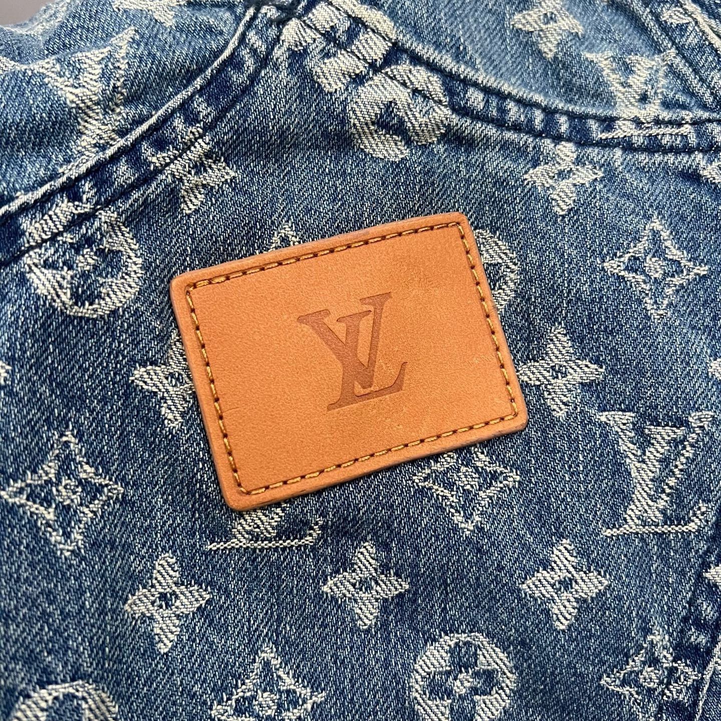 Louis Vuitton Louis Vuitton x Supreme Monogram Denim Overalls Size US 28 / EU 44 - 5 Thumbnail