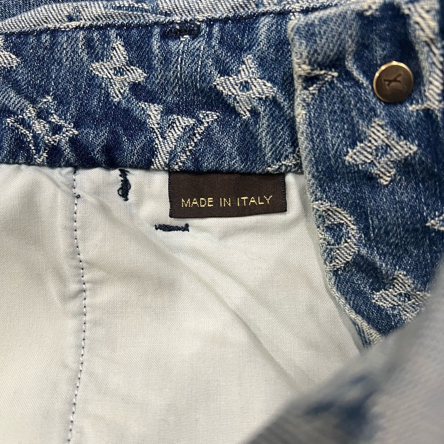Louis Vuitton Louis Vuitton x Supreme Monogram Denim Overalls Size US 28 / EU 44 - 7 Thumbnail