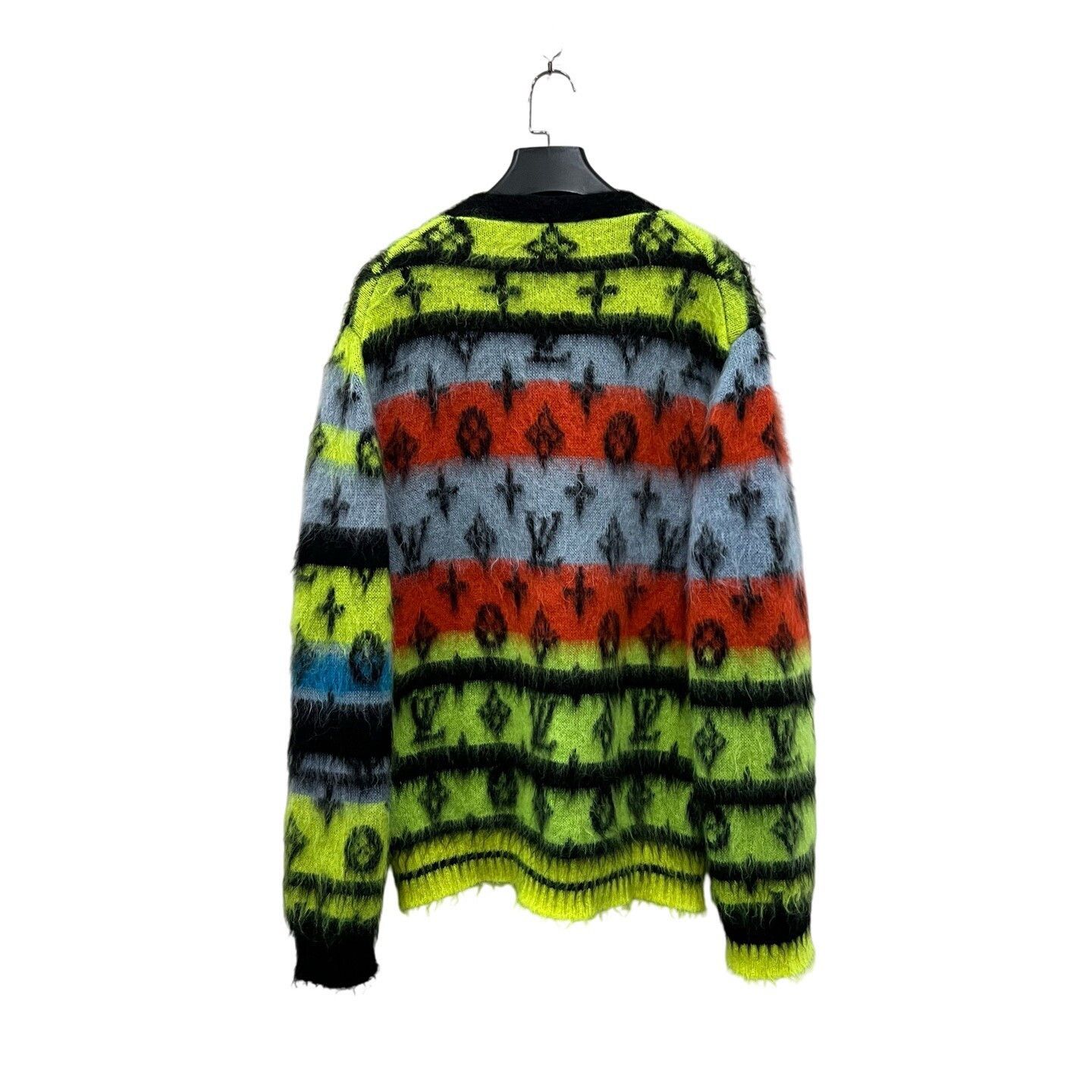 Louis Vuitton Louis Vuitton LV All-over Print Mohair Cardigan Size US XL / EU 56 / 4 - 4 Thumbnail