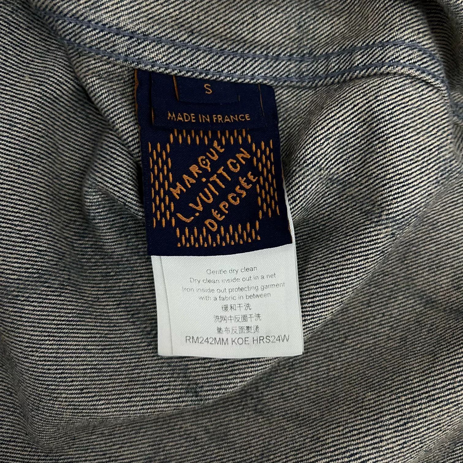 Louis Vuitton Louis Vuitton Monogram Denim Short-Sleeve Shirt Size US S / EU 44-46 / 1 - 6 Thumbnail