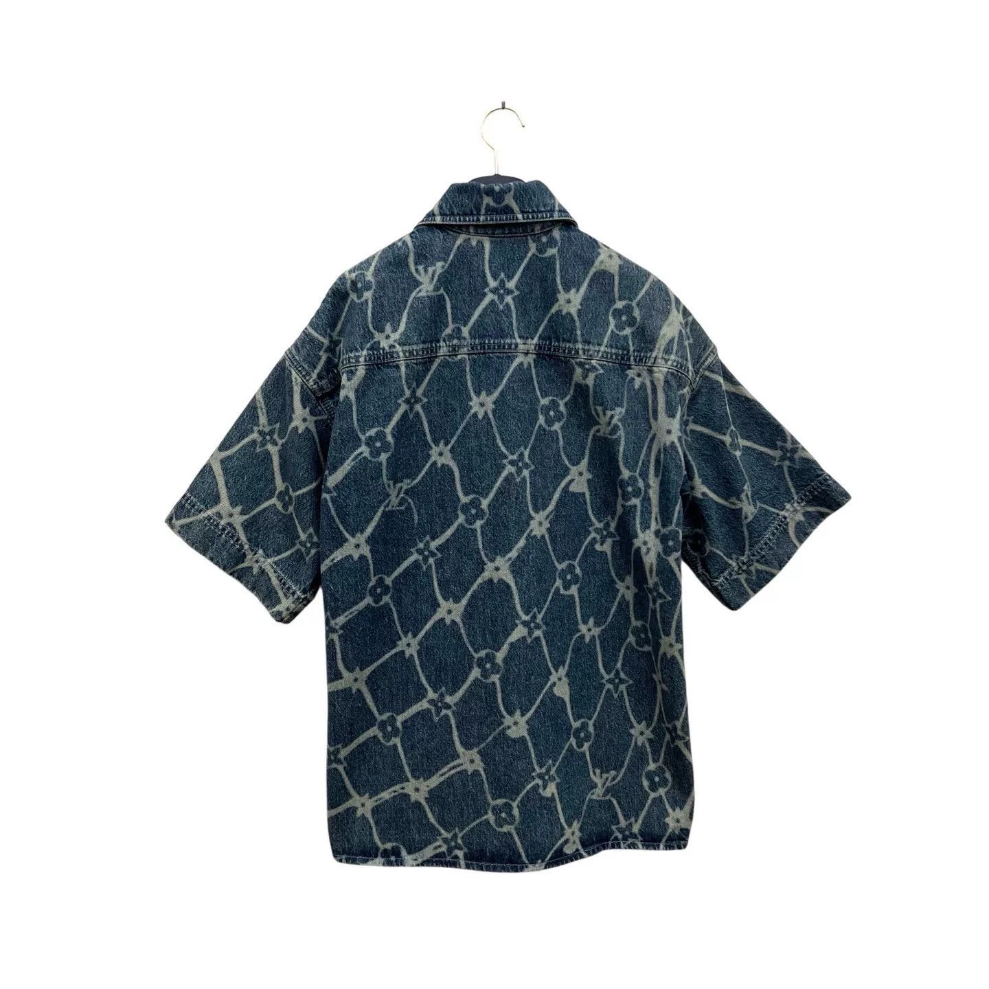 Louis Vuitton Louis Vuitton Monogram Denim Short-Sleeve Shirt Size US S / EU 44-46 / 1 - 3 Thumbnail
