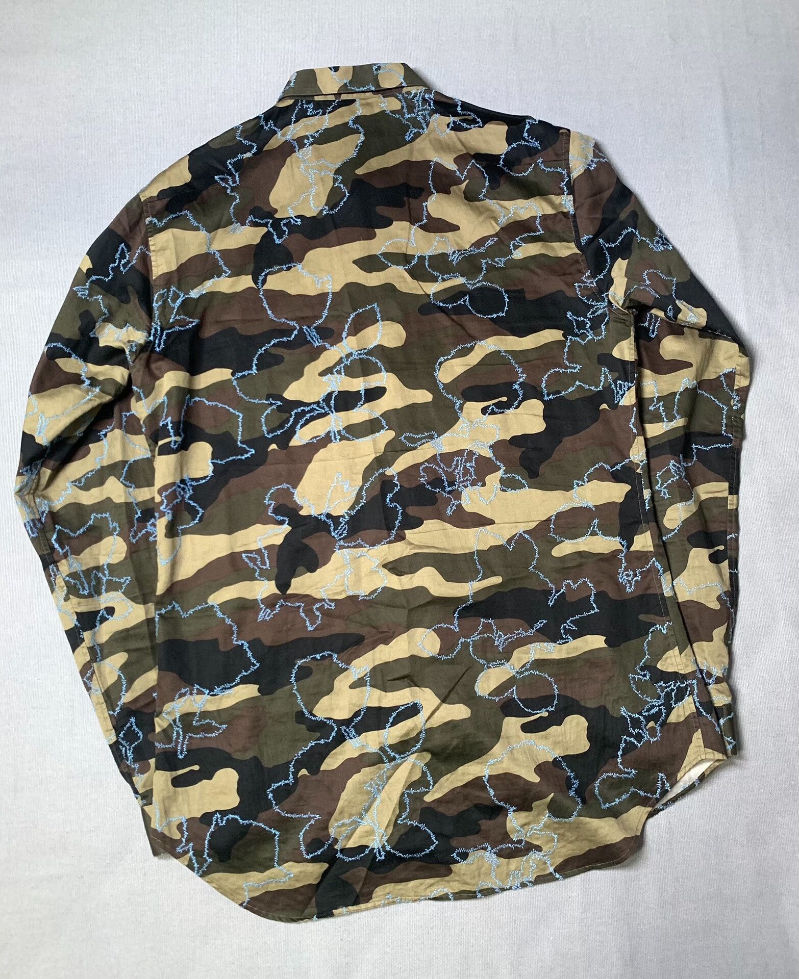Dior Dior Camouflage Camellia Embroidery Shirt Size US M / EU 48-50 / 2 - 3 Thumbnail