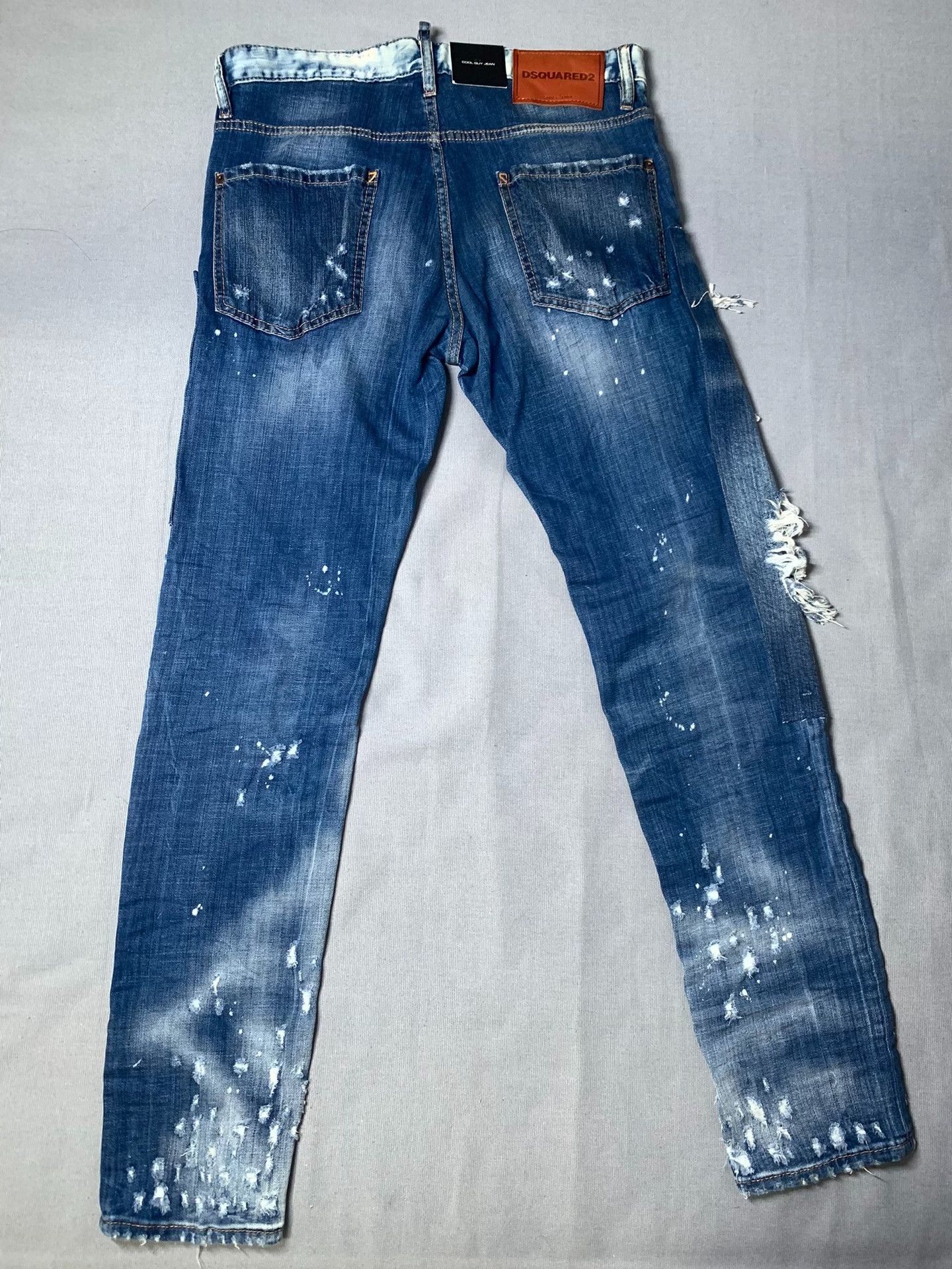 Dsquared2 Dsquared2 Distressed Spliced Jeans Size US 32 / EU 48 - 4 Thumbnail