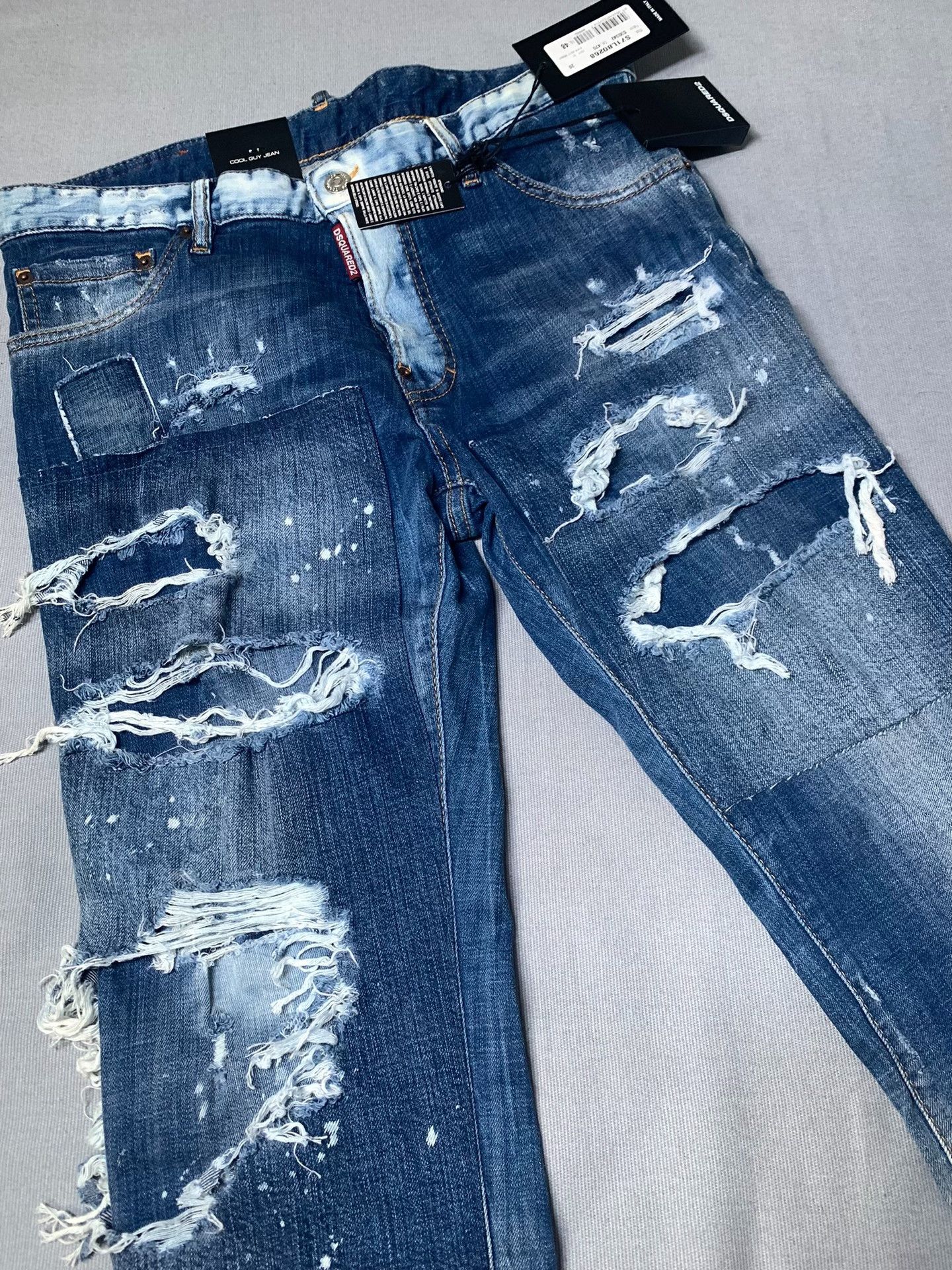 Dsquared2 Dsquared2 Distressed Spliced Jeans Size US 32 / EU 48 - 5 Thumbnail