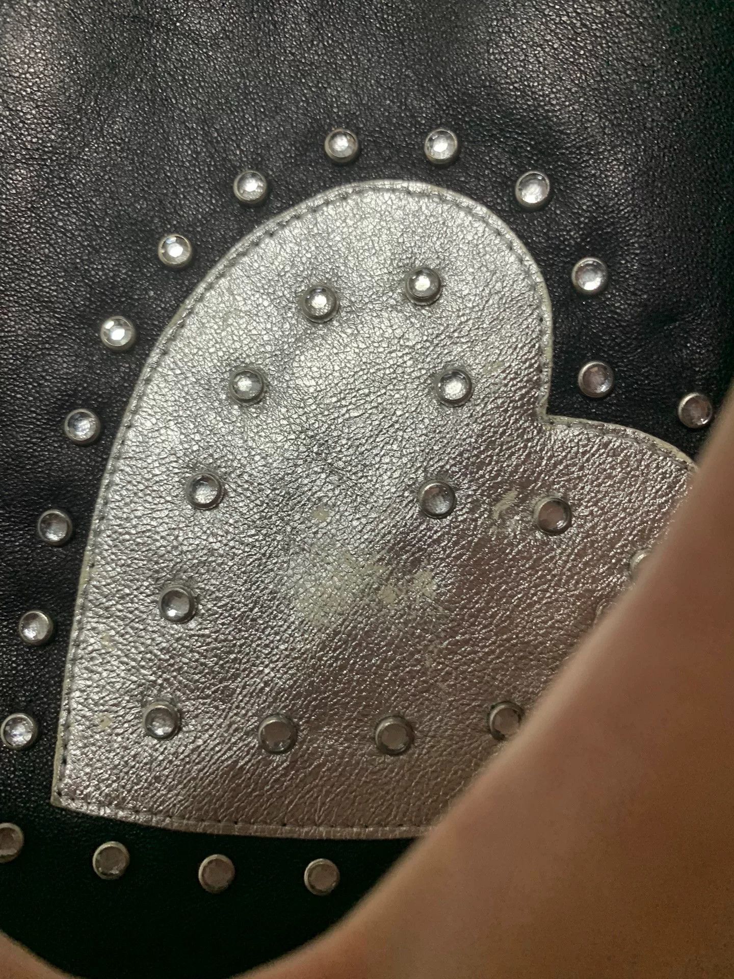 Miu Miu Miu Miu Lambskin Heart Gem Skirt Size 38" / US 16 / IT 52 - 8 Thumbnail