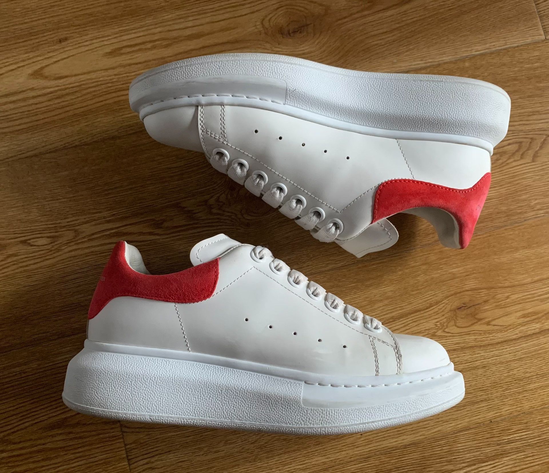 Alexander McQueen Alexander McQueen Red Tail Platform Sneakers Size US 6.5 / IT 36.5 - 3 Thumbnail