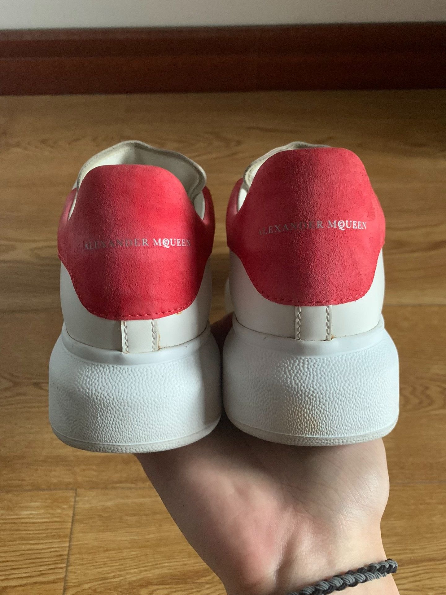Alexander McQueen Alexander McQueen Red Tail Platform Sneakers Size US 6.5 / IT 36.5 - 5 Thumbnail