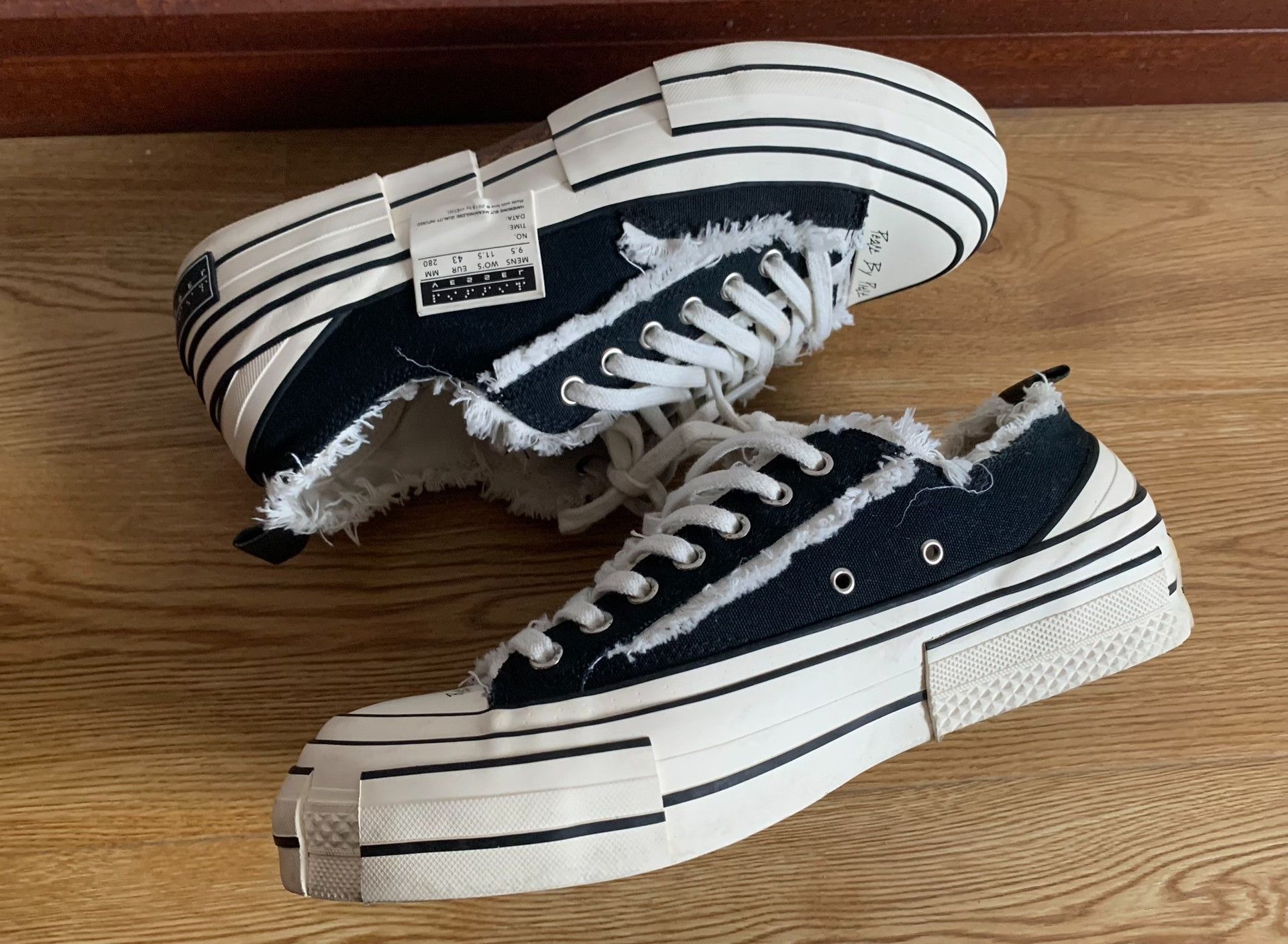 xVESSEL XVessel Van Ness Low Cork Deconstructed Sneakers Size US 10 / EU 43 - 4 Thumbnail