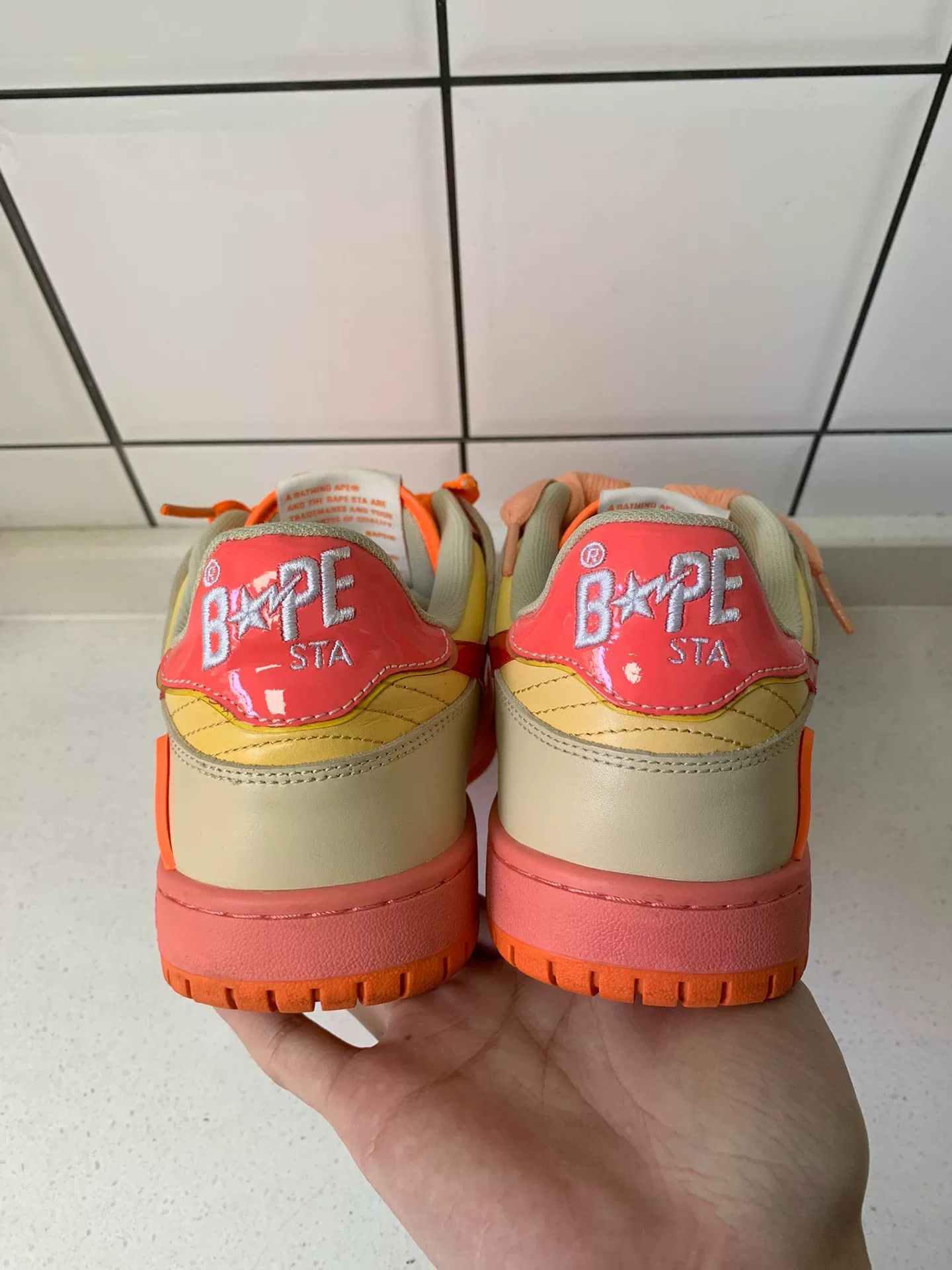 Bape BAPE SK8 STA Leather Skate Shoes Size US 8 / EU 41 - 5 Thumbnail