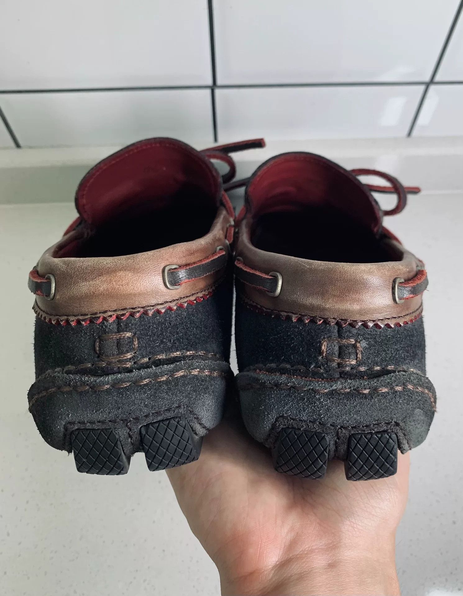 Berluti Berluti Love Letter Carving Slip-On Boat Shoes Size US 7.5 / EU 40-41 - 6 Thumbnail