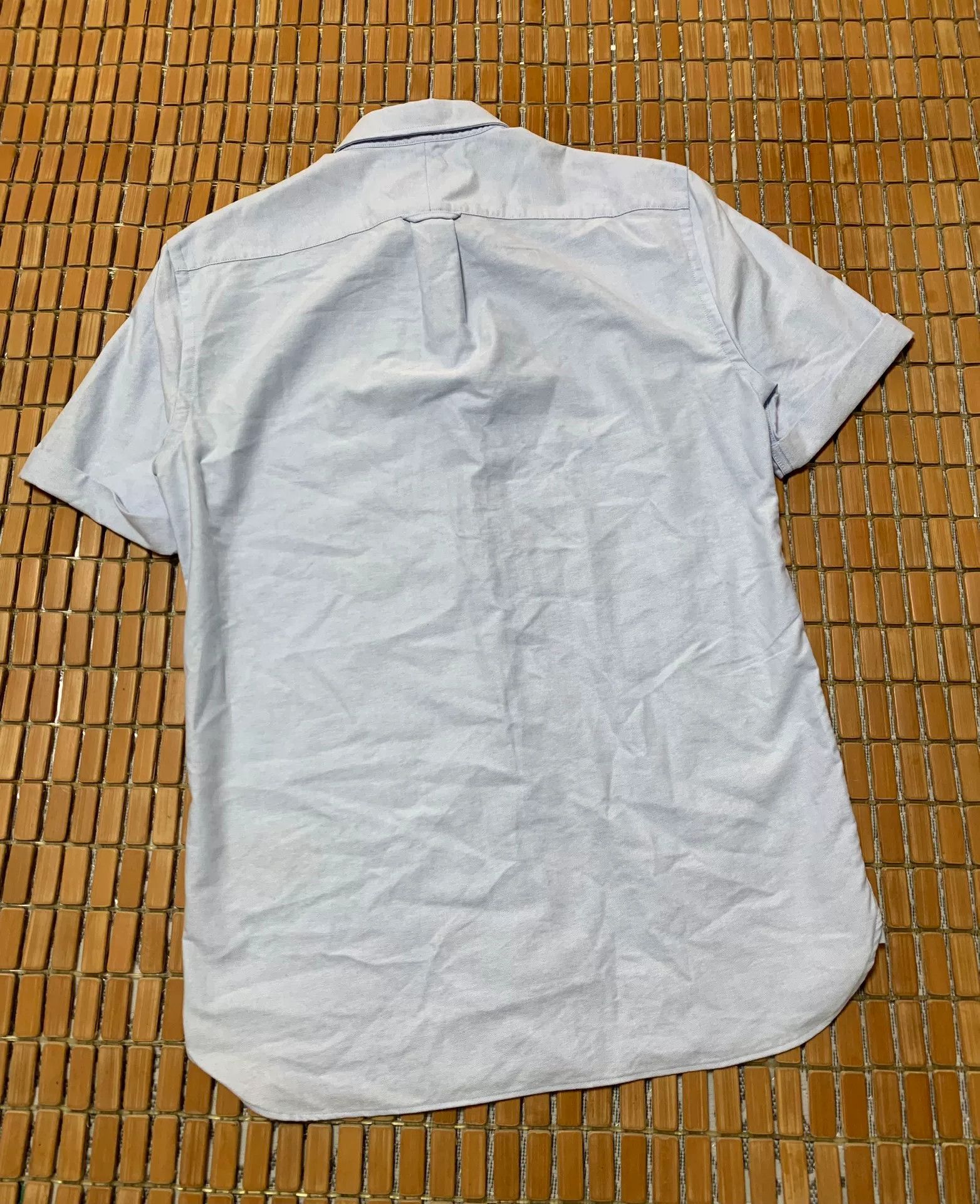 Burberry Burberry Light Blue Check Polo Short Sleeve Size US S / EU 44-46 / 1 - 2 Thumbnail
