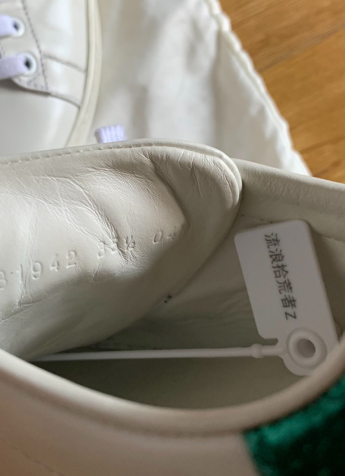 Gucci Gucci Classic Bee White Sneakers Size US 4.5 / IT 34.5 - 7 Thumbnail