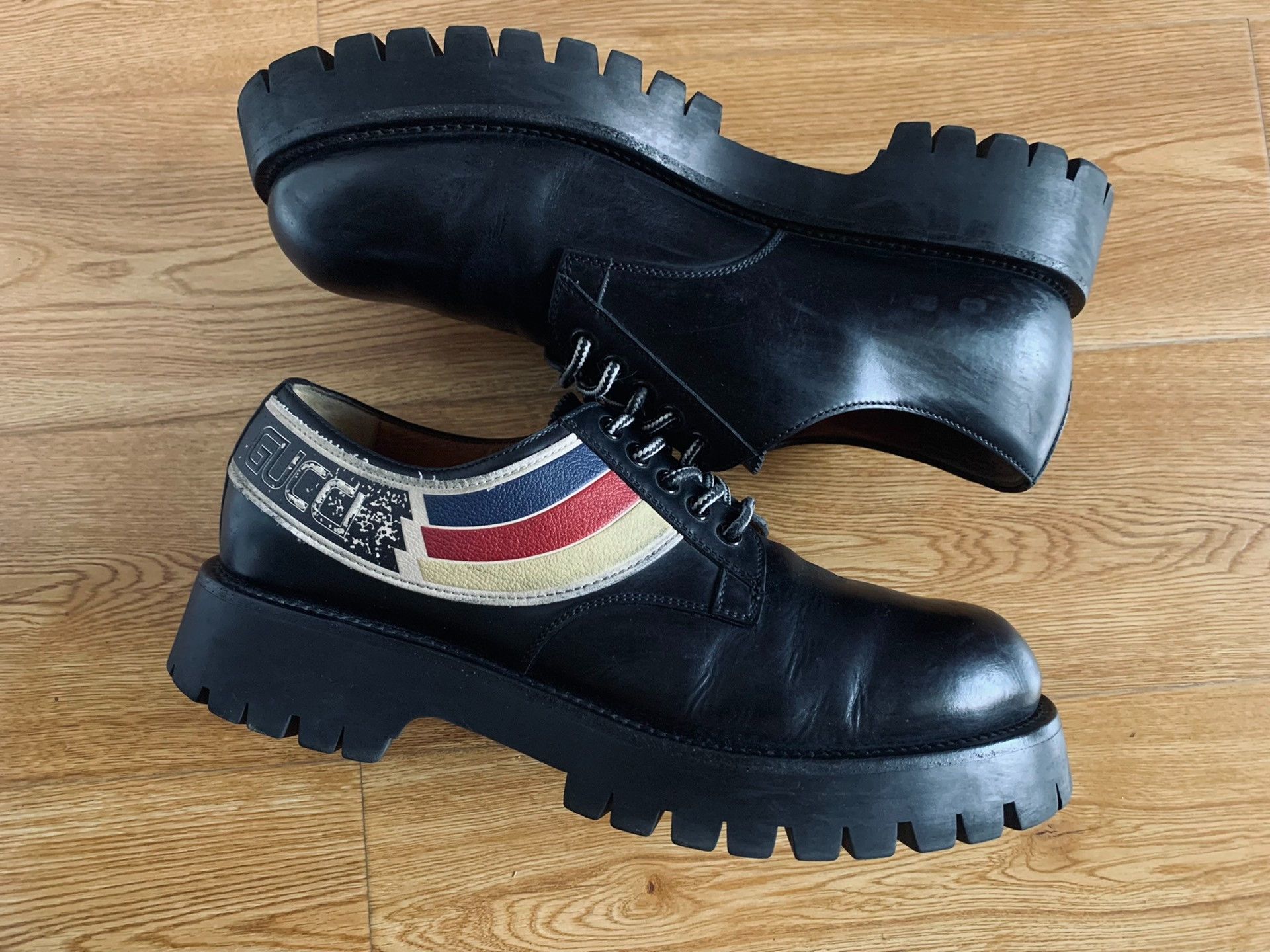 Gucci Gucci Platform Derby Shoes Size US 10 / EU 43 - 3 Thumbnail